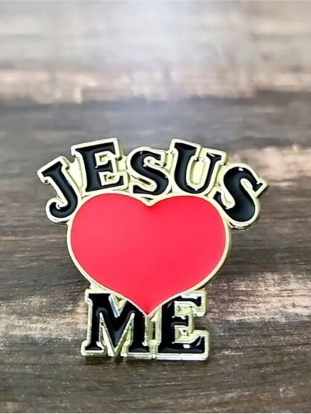 Jesus Loves Me pin BROOCH